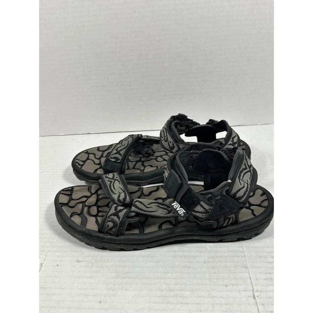 Teva Mens Hurricane XLT2 Sandals Black Olive Green Strappy Hiking Size 11